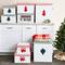 Household Essentials Green & White Ornament Storage Box